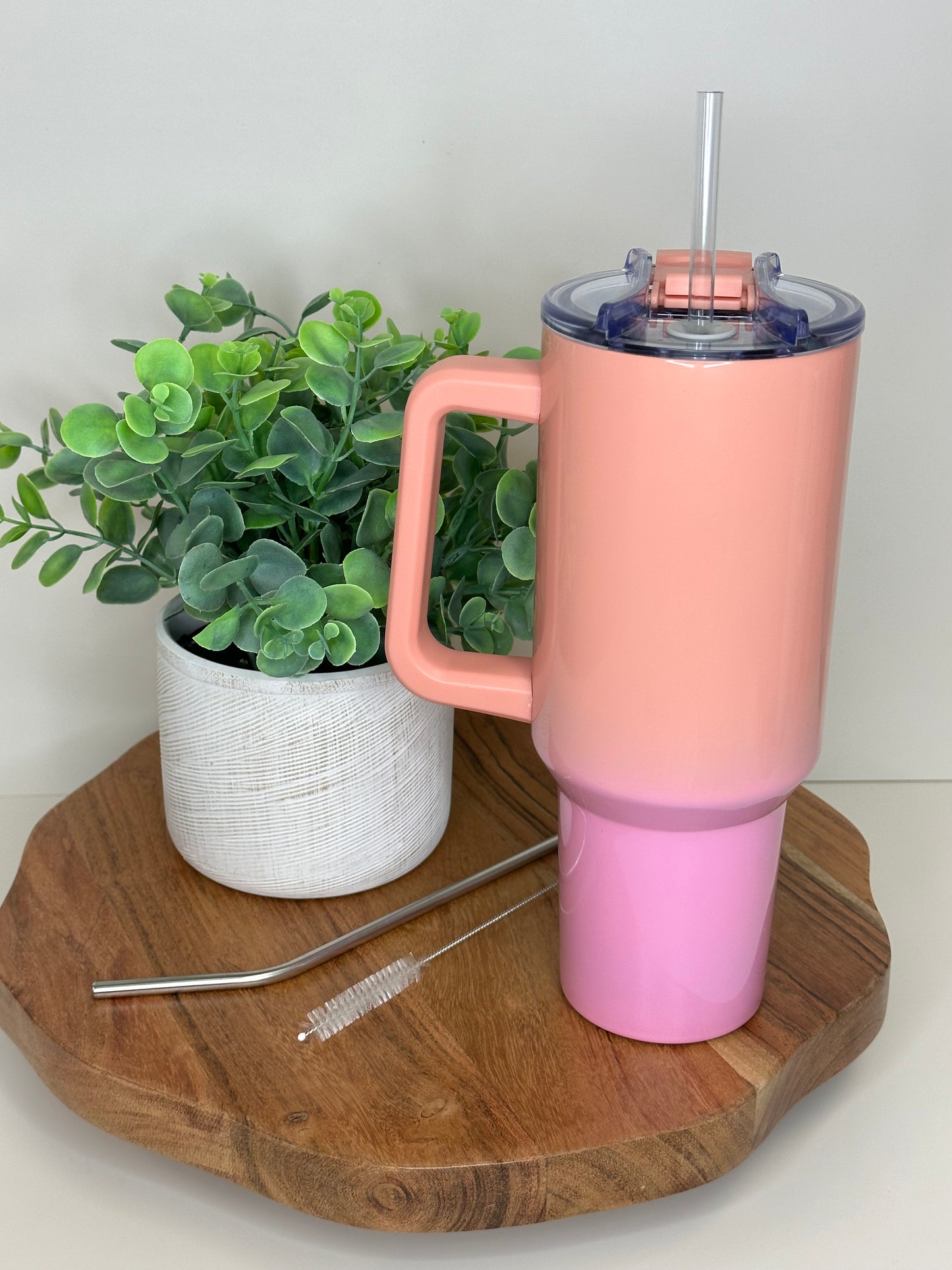 $2 Ombre 40 oz w/ Handle Sublimation Color Tumblers Imperfect