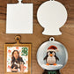 Gold Frame & Snow Globe Ornaments