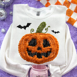 Jack-O-Lantern Faux Yarn