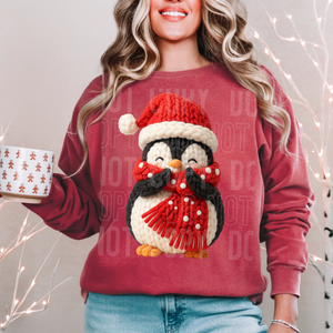 Penguin Winter Faux Yarn