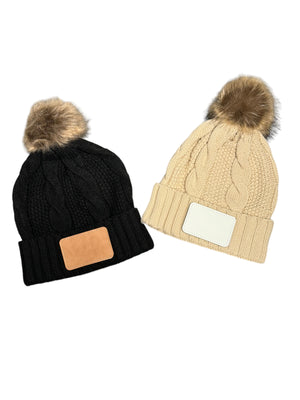 Leather Sublimation Hat Patch - Singles