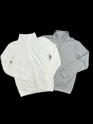 Adult Unisex 1/4 Zip Sweatshirt Sublimation
