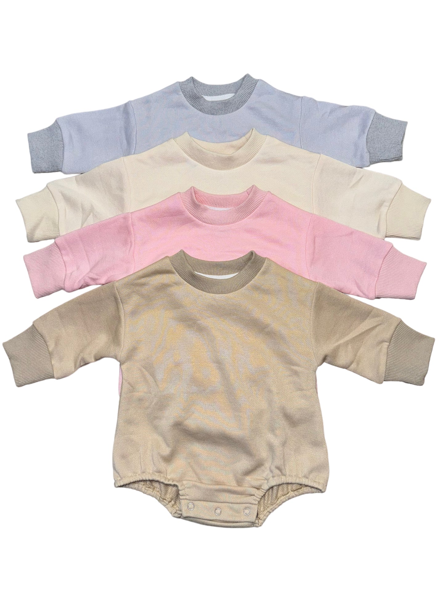 Baby Long Sleeve Bubble Romper Sublimation