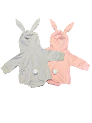 Bunny Long Sleeve Bubble Romper Sublimation