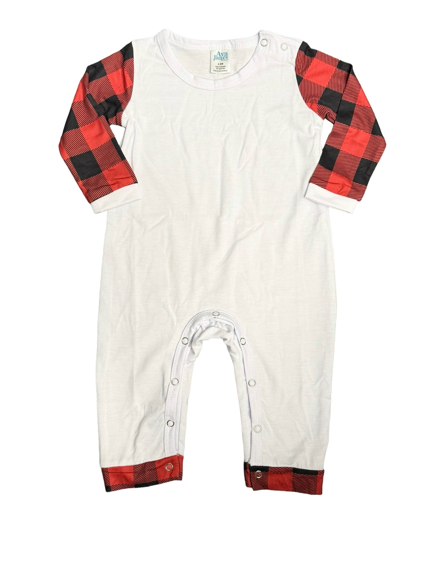 Infant Christmas Pajama Onesies