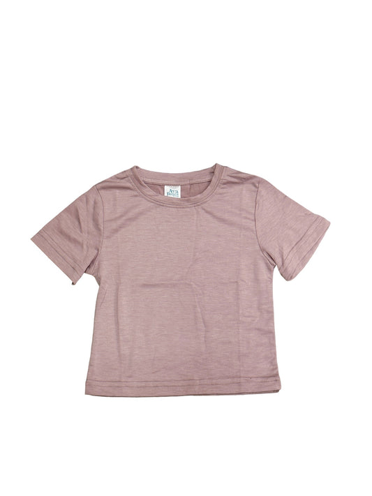 Dusty Rose Solid Kids Unisex Shirt