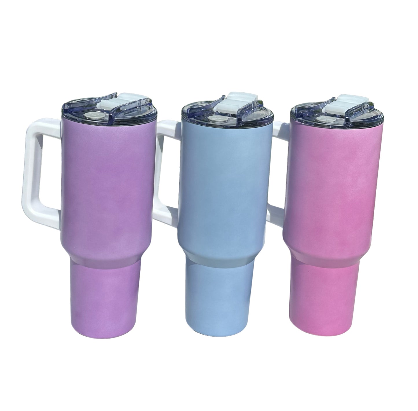 UV & Glow 40 oz w/ Handle Sublimation and New Lids