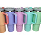 Matte 40 oz Sublimation Color Tumblers w/ V2 Handle & Lid