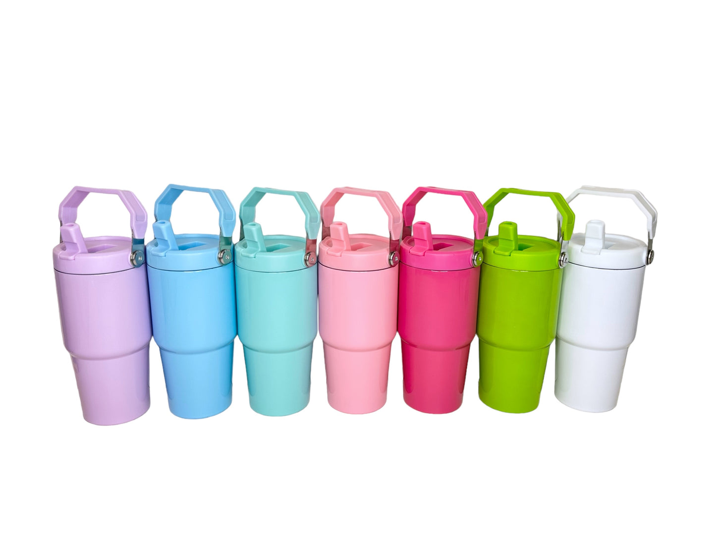 20 oz Swing Handle Lid Sublimation Tumbler