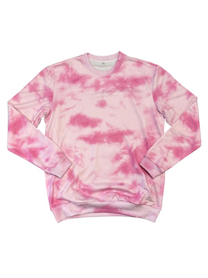 Pink Tie Dye Sublimation Crewnecks