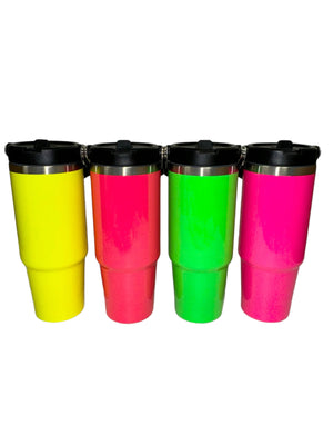 Neon 30 oz Swing Handle Lid Sublimation Water bottle