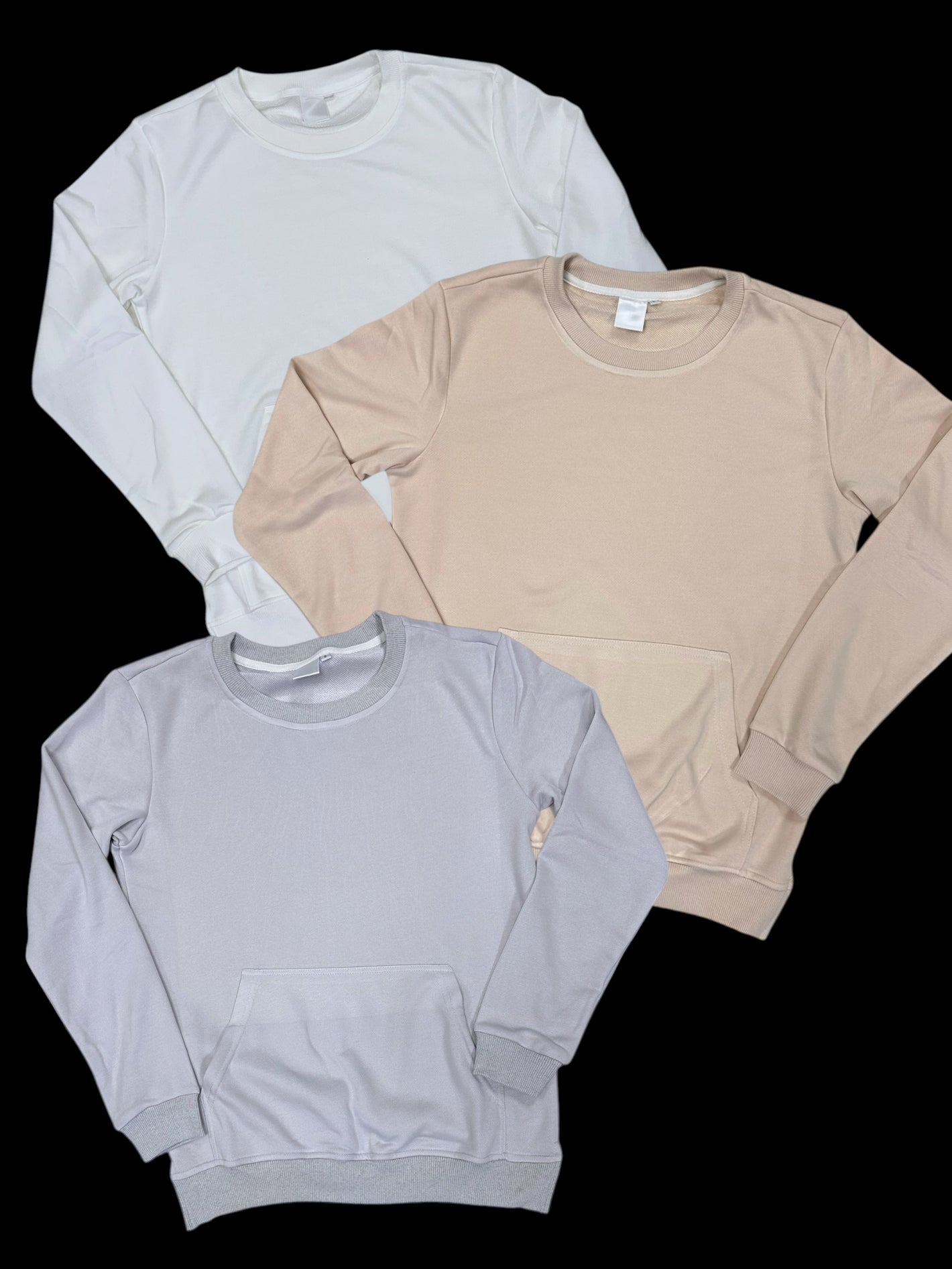 Adult Women's Sublimation Pocket Crewneck