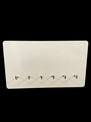 Keychain 6 Hook MDF Sublimation Board