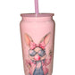 Sublimation 16 Oz Stainless Cans with Plastic Lids