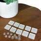 Acrylic Shoe Charm Set - 10 Pieces