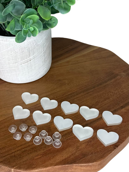 Acrylic Shoe Charm Set - 10 Pieces