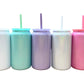 Sublimation 16 Oz Stainless Cans with Plastic Lids