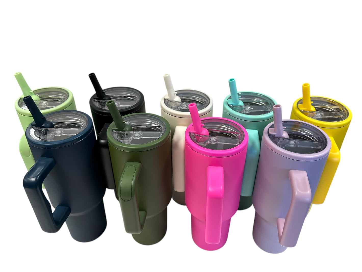 V3 Powder Coat 40 oz w/ Handle Tumblers
