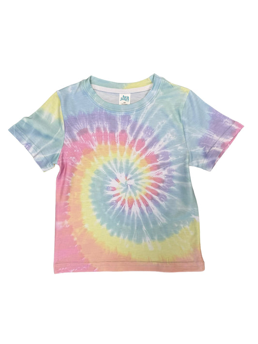 Swirl Tie Dye Sublimation Kids Unisex Shirts
