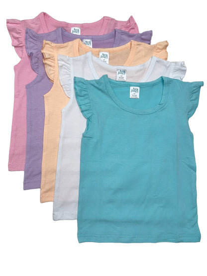 Kids Flutter Sleeve Tanks