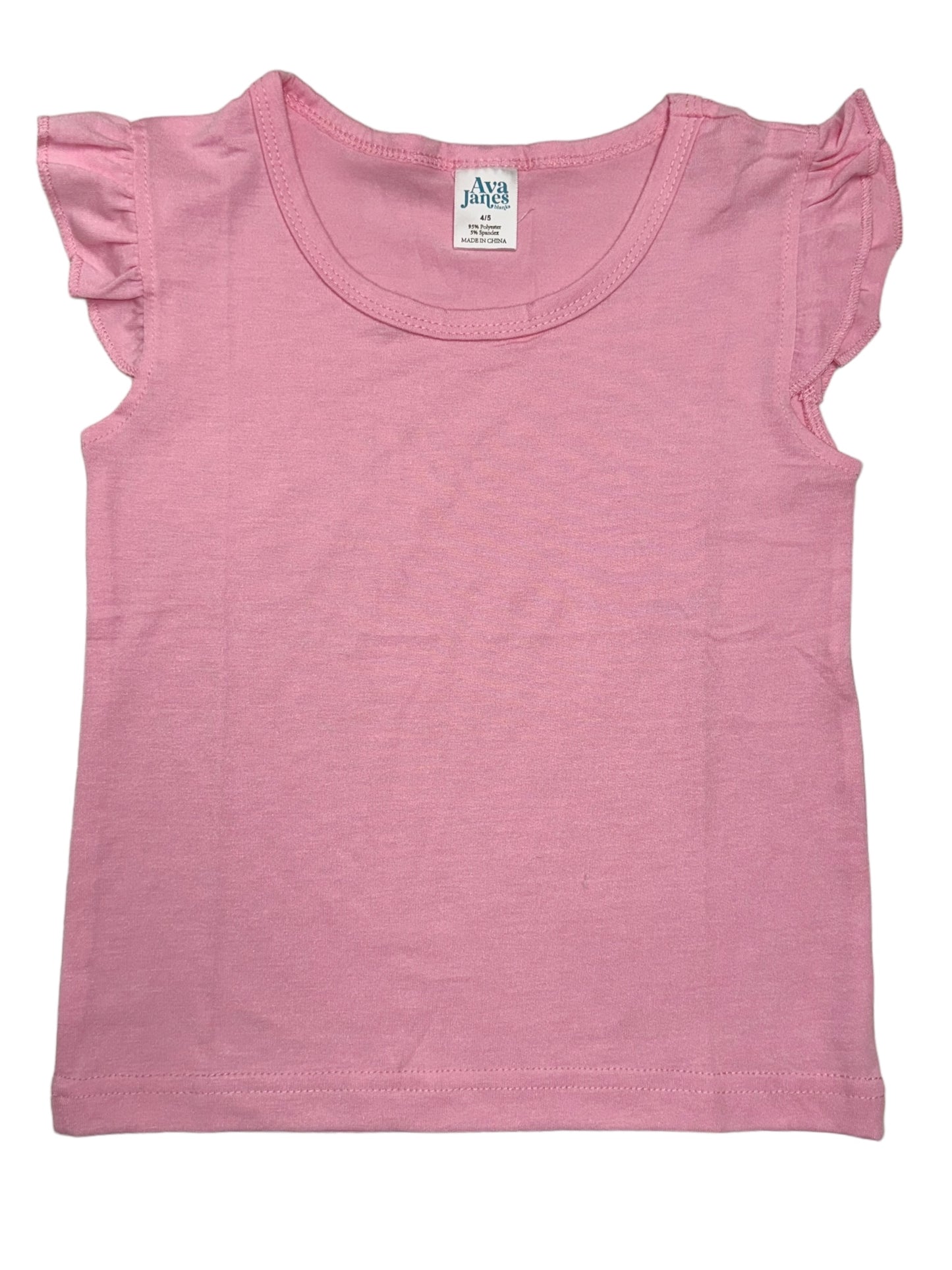 Kids Flutter Sleeve Tanks