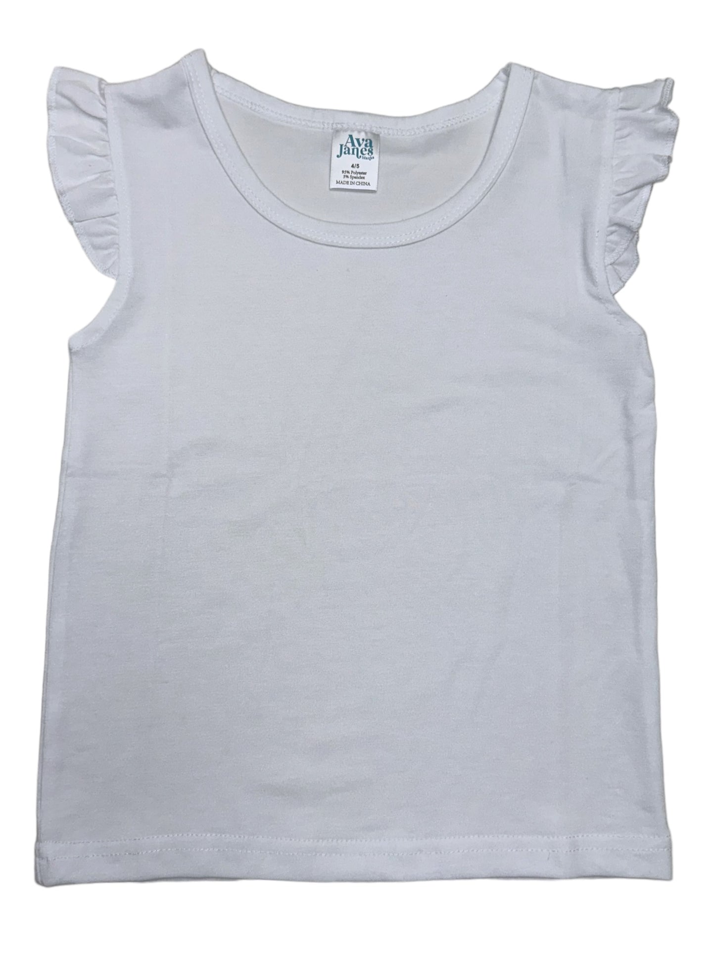 Kids Flutter Sleeve Tanks