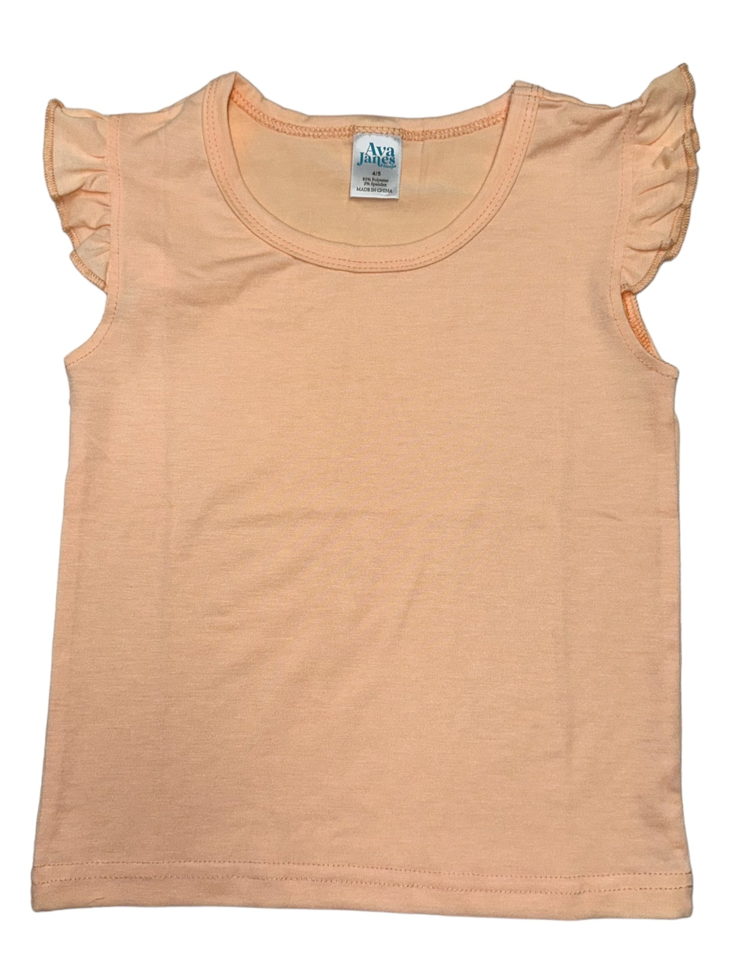 Kids Flutter Sleeve Tanks