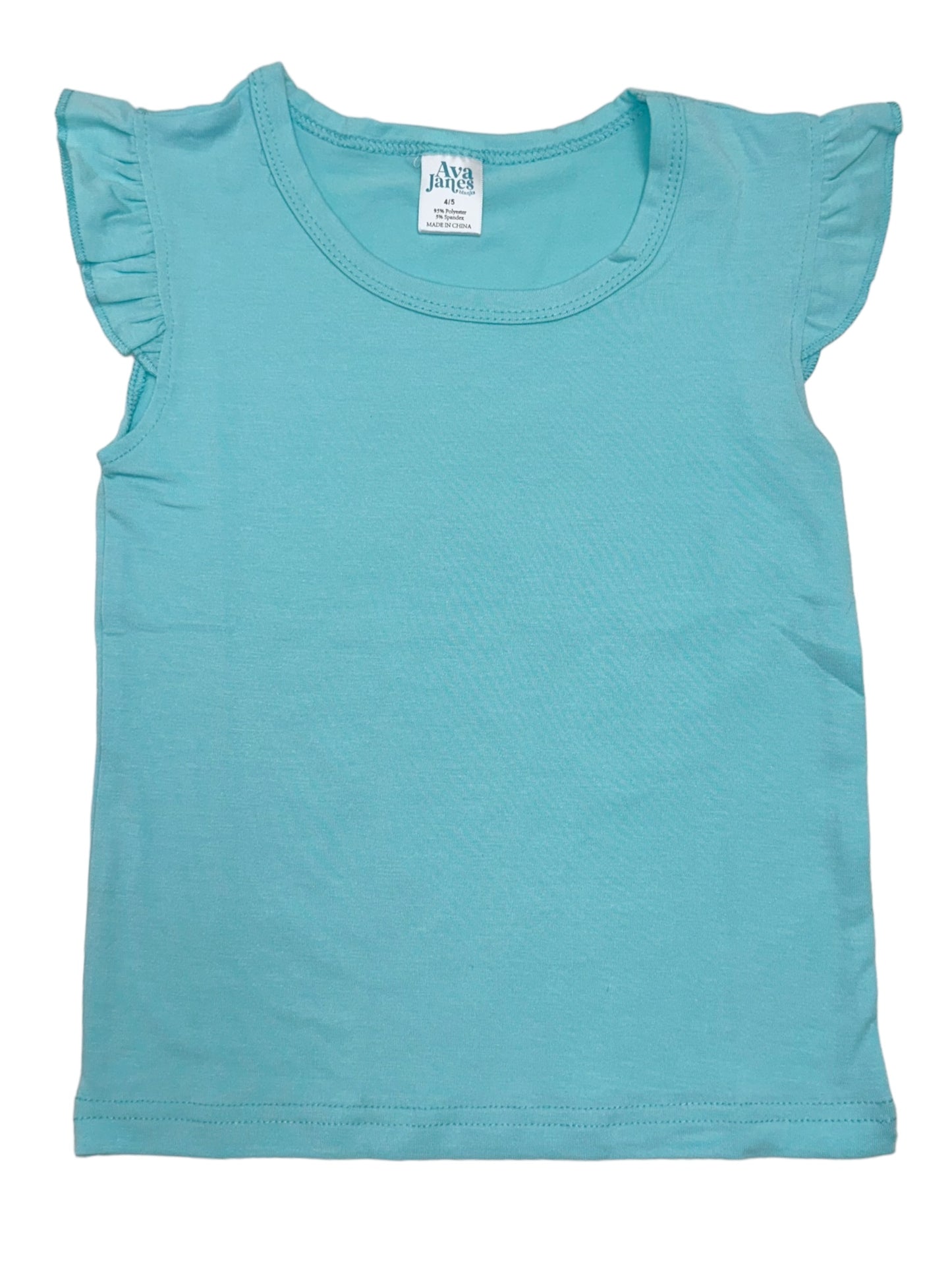 Kids Flutter Sleeve Tanks