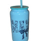Sublimation 16 Oz Stainless Cans with Plastic Lids
