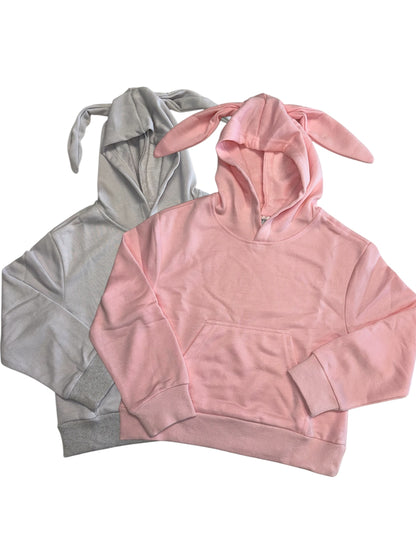 Kids Bunny Ear Hoodie Sublimation