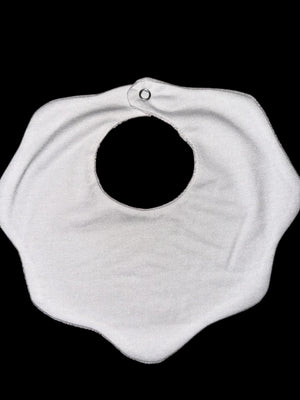 Scalloped Edge Baby Bib Sublimation