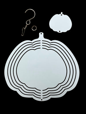 Pumpkin Double Sided Wind Spinner