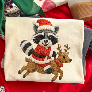 Raccoon Reindeer Faux Yarn