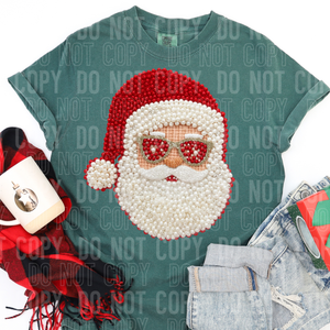 Santa Faux Pearls