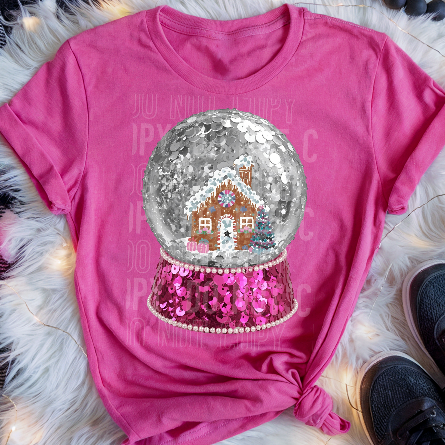 Snowglobe Faux Sequins