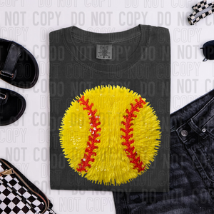 Softball Faux Yarn