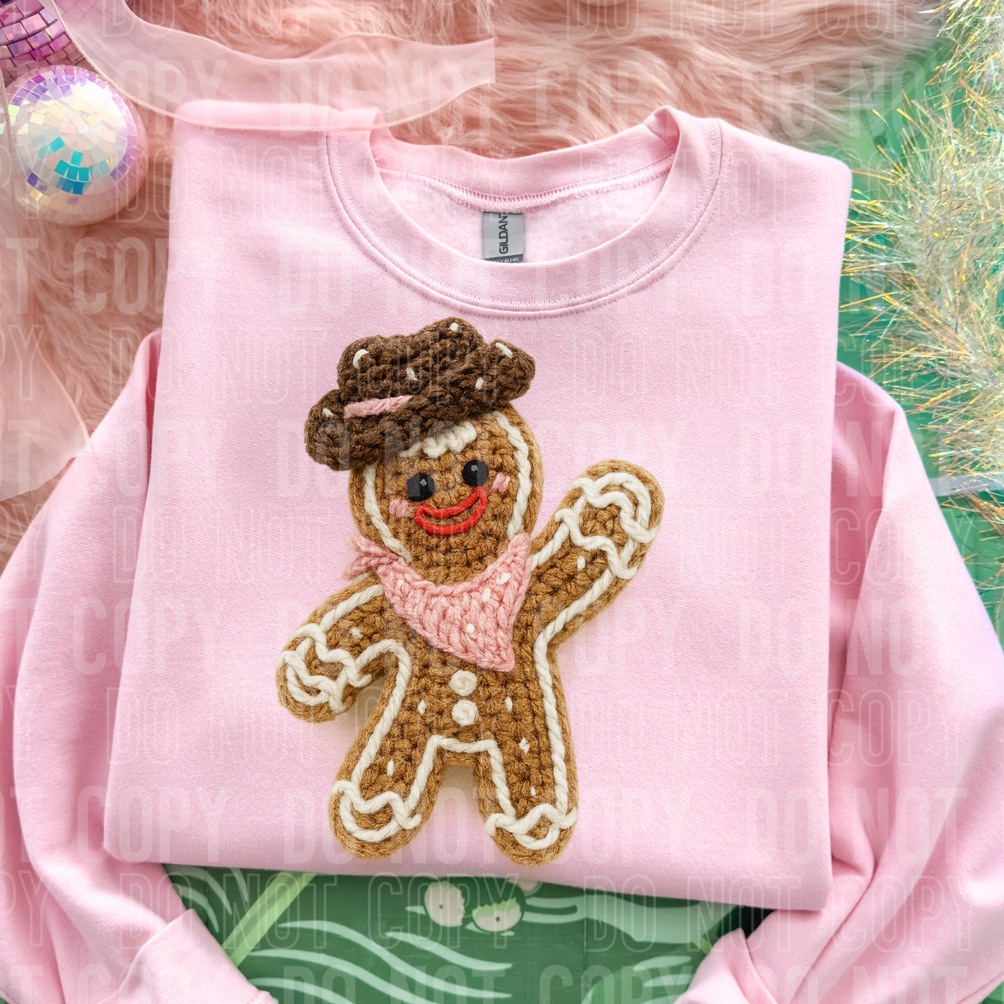 Western Gingerbread Faux Yarn