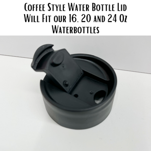 Coffee Style Lid ONLY for STRAIGHT Skinny Water bottles