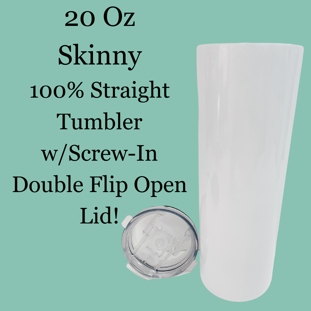 30 Oz w/ Handle Skinny Straight Tumbler