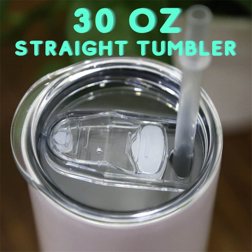 30 Oz w/ Handle Skinny Straight Tumbler