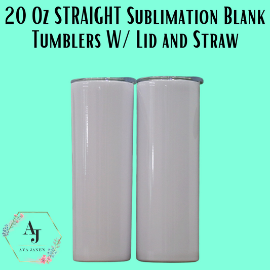 30oz Sublimation Tumbler White w/ V2 White Handle – Ava Jane's Blanks