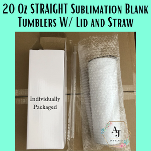 20 Oz Skinny Straight Tumbler