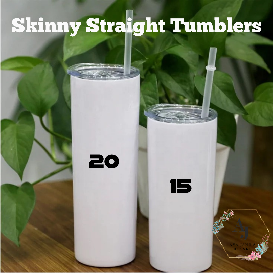 15 Oz Skinny Straight Tumbler