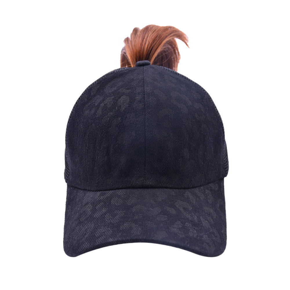 Criss Cross Back Distressed Hat