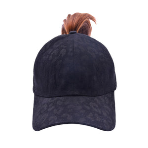 Criss Cross Back Distressed Hat