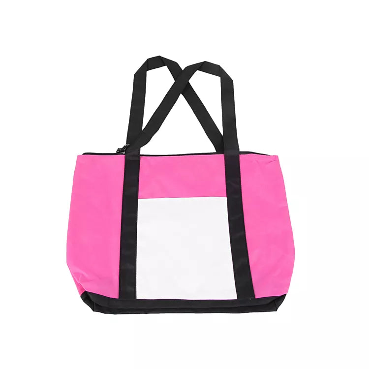 Color Block Tote Bags