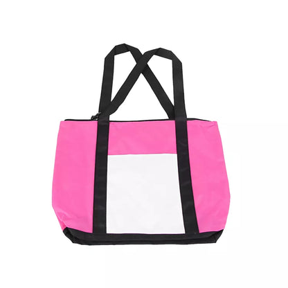 Color Block Tote Bags