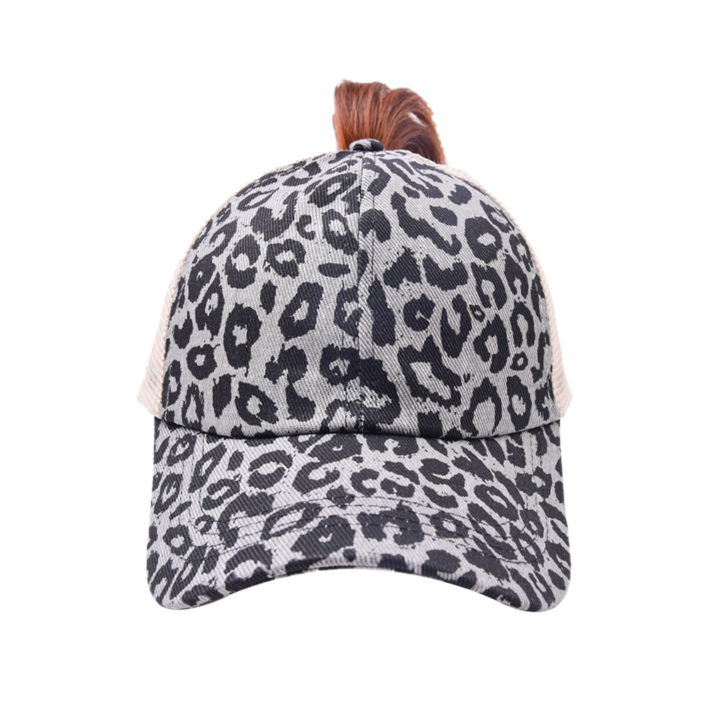 Criss Cross Back Distressed Hat