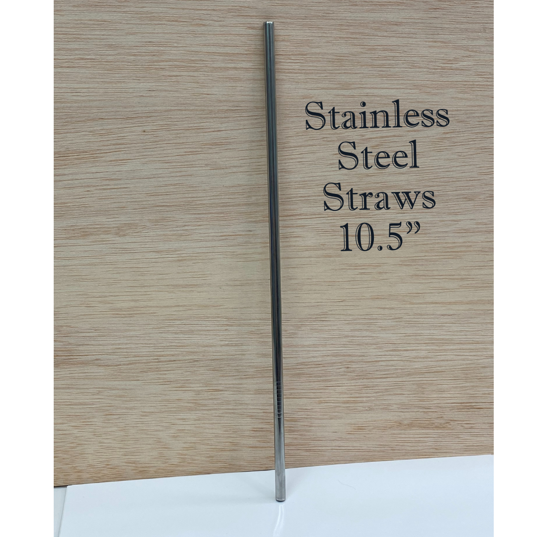 Stainless Steel Straws 10.5"