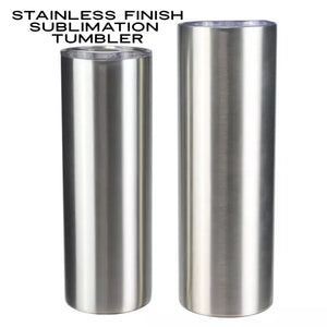 20 oz Stainless Finish Skinny Straight Tumblers